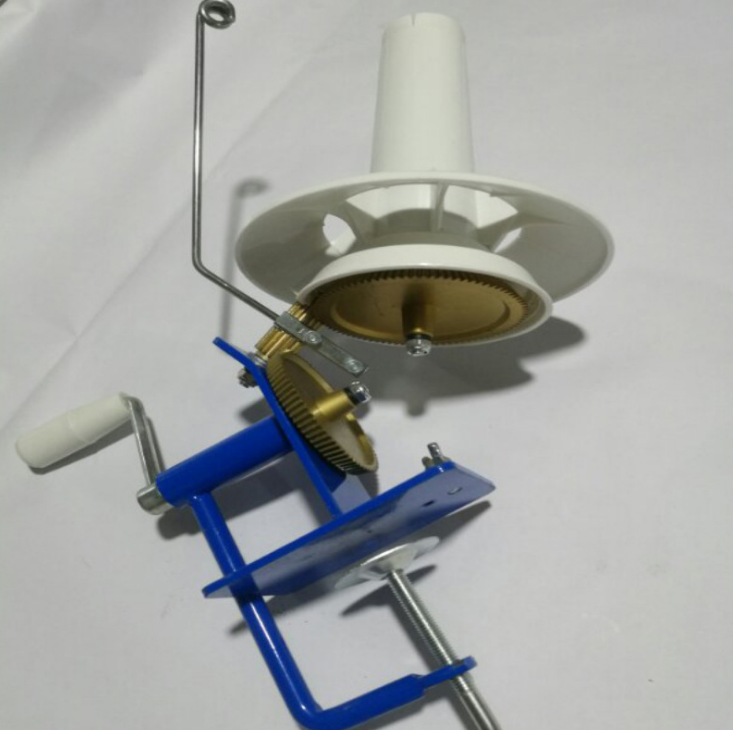 Household Wool Yarn Ball Winder Hand Operated Rotating Fiber String Cable Winding Machine Manual Yarn Swift Winder Tools