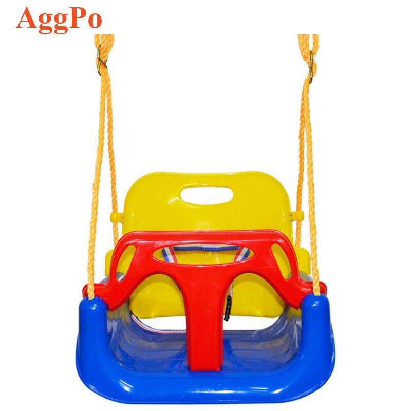 3 in1 Kids Swing Seat Toddler Infants to Teens High Back Full Bucket Swing Seat Detachable Safety  for Playground Indoor Outdoor