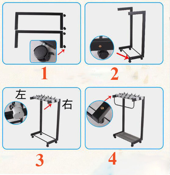 Hotel indoor plastic wet umbrella stands 12 head metal umbrella holder with drip tray and lock