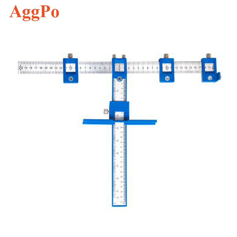 Cabinet Hardware Jig Adjustable Punch Locator Drill Guide Sleeve for Installation of Handles Knobs on Doors Drawer Pull