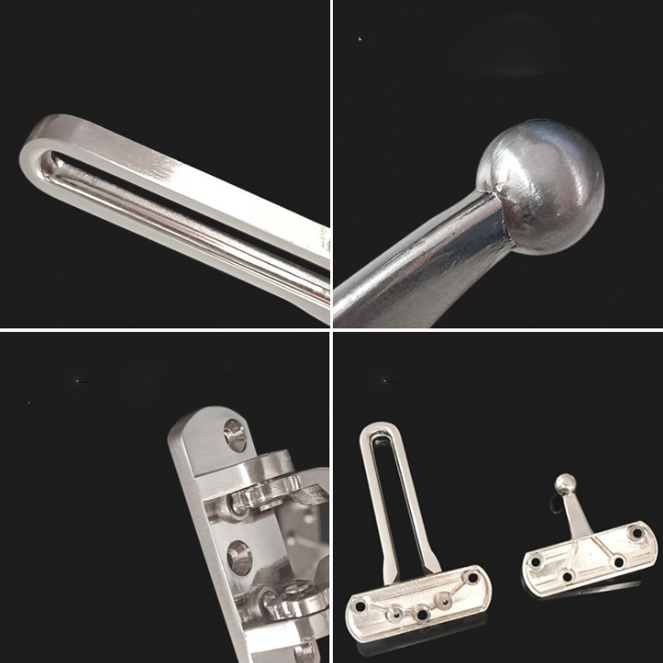 Hotel Interior Door Latch Home Apartment Bedroom Security Chain Guard Zinc Alloy U Swing Bar Lock Buckle Hardware Accessory