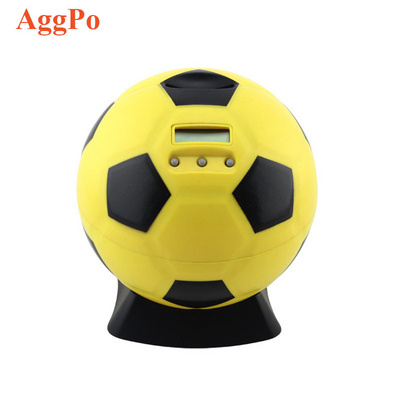 Electronic Counting Coin Bank Digital Plastic Money Saving  Piggy Bank Battery Power Children Football Shape Money Boxes Counter