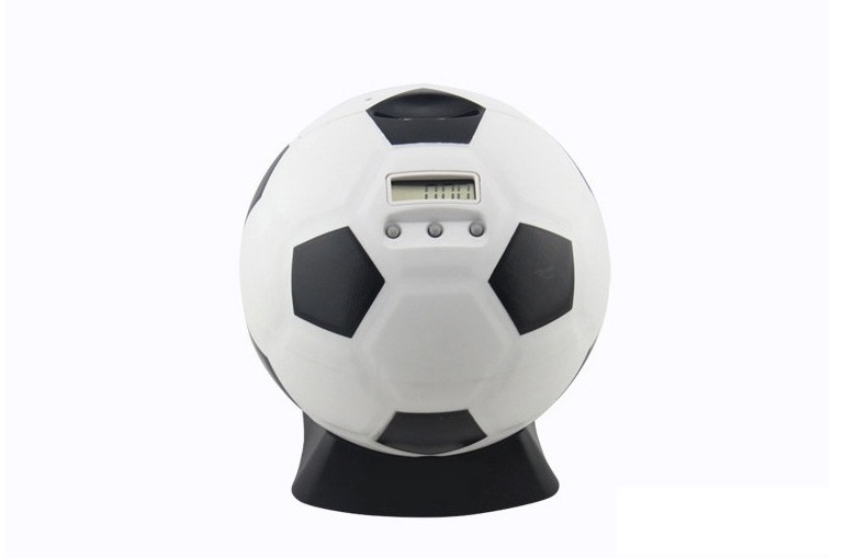 Electronic Counting Coin Bank Digital Plastic Money Saving  Piggy Bank Battery Power Children Football Shape Money Boxes Counter