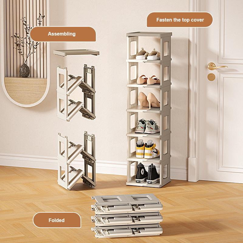 Storage Rack for Shoes, Closet Entryway Corner Garage Shoes Storage Tall Organizer, Free Standing Shoes Storage Rack