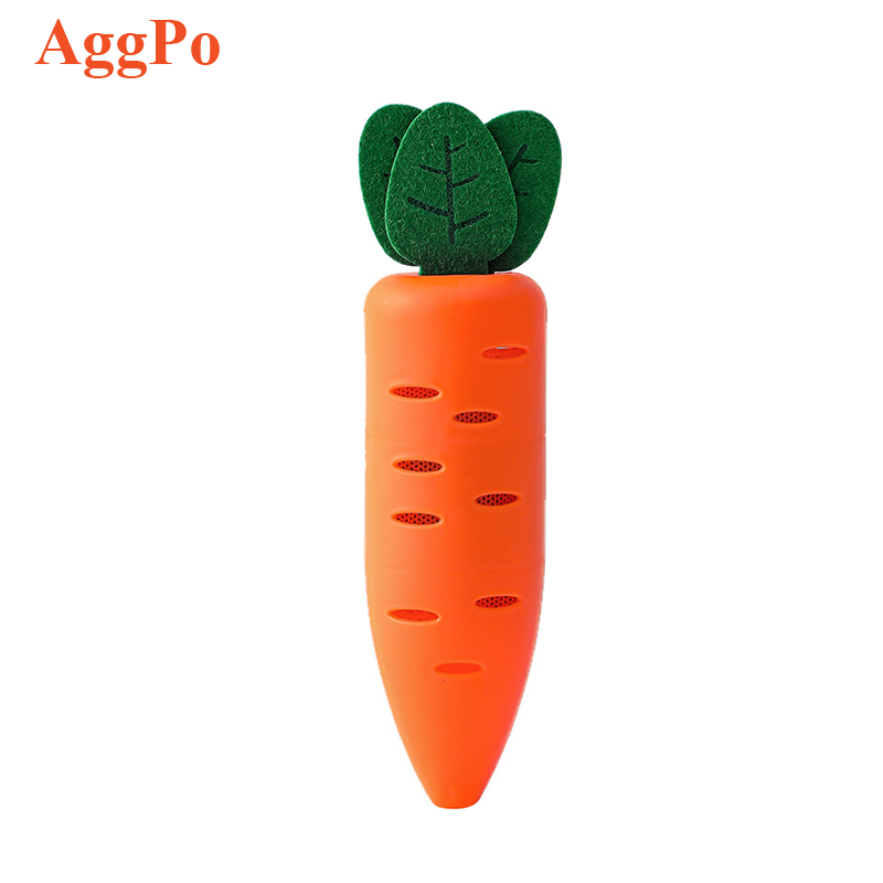 Carrot refrigerator deodorizer box activated bamboo charcoal bag wall mounted purified air carbon box