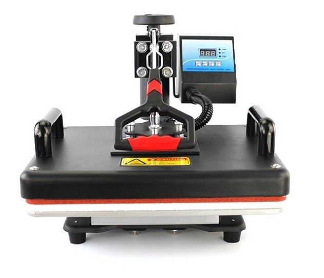 Heat Press 8in1 Heat Transfer Machine 1250W Digital LED Timer 360 T shirt Press Machine Combo wing Away Shirt Printing Machine