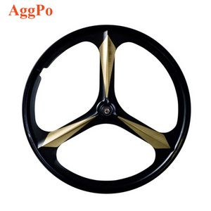 20 Inch Magnesium Alloy Bicycle Wheels 3 Spoke 16 24 26 Inch Bicycle Wheel Rim Die Casting Bike Wheel Hub