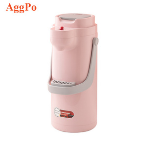 Thermal Coffee Carafe Double Wall Vacuum Insulated Airpot Coffee Dispenser with Pump, Thermos for Keeping Coffee and Tea