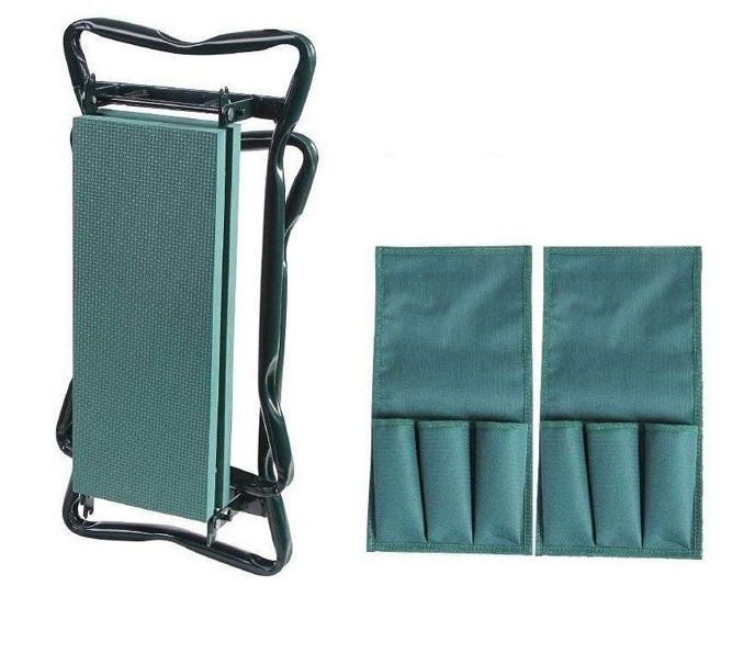 Upgraded Folding Garden Kneeler and Seat with Soft Eva Pad Seat with Stool Chair Pouch Gardening Supplies Ideal Gifts