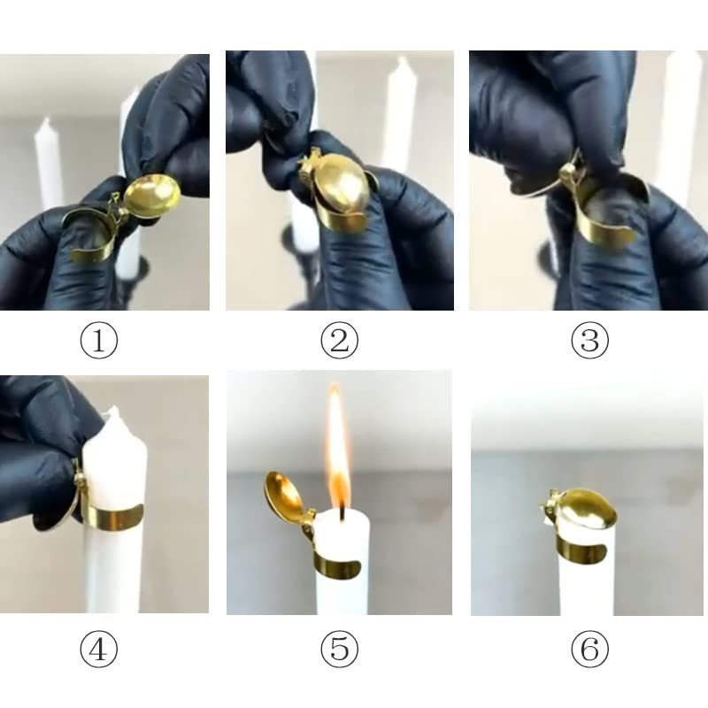 Automatic fire extinguisher candle holder safely extinguishes candle sleeve ring Aromatherapy candle extinguisher