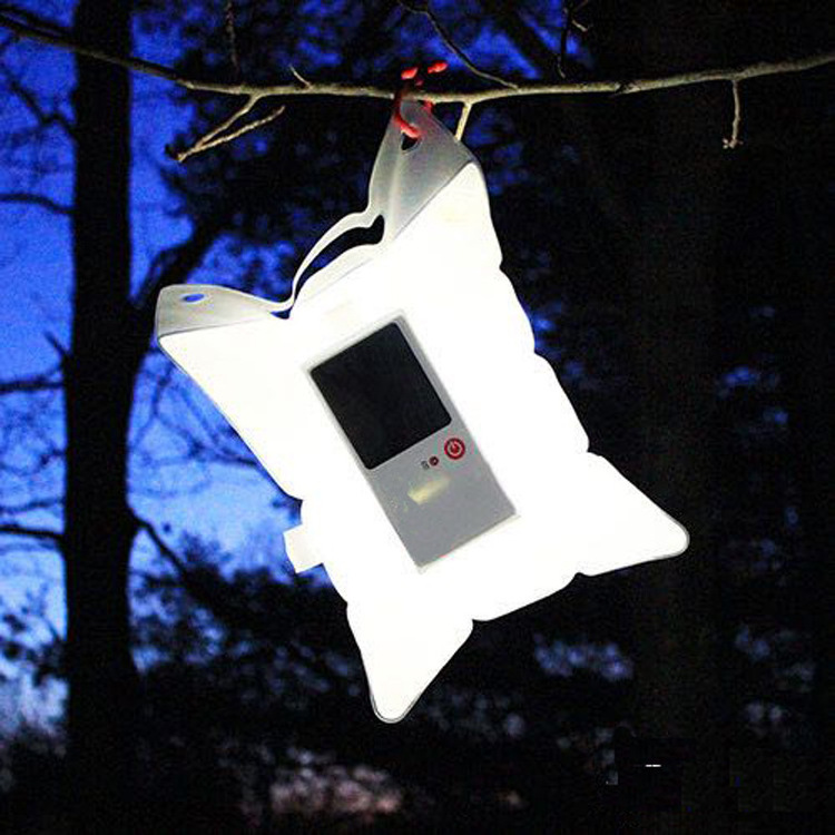 Solar inflatable swimming pool light LED high brightness inflatable tent camping light Wilderness survival and rescue light