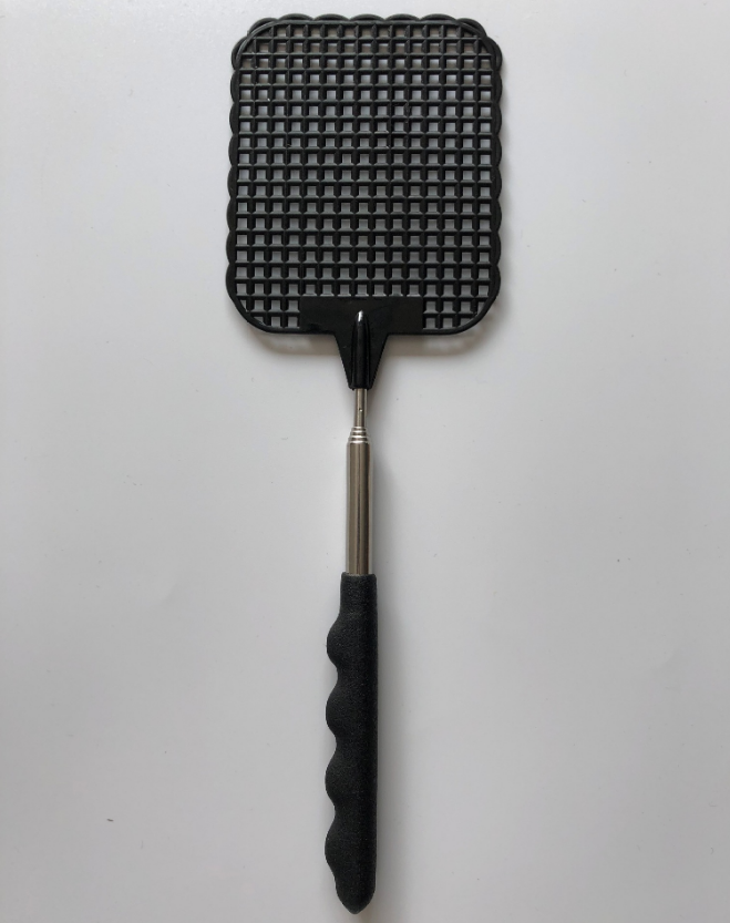 Long Metal Handle Mini Fly Swatter Household Telescopic Durable Plastic Bug Swatter Extendable 26 to 73 cm Manual Swat Fly Home