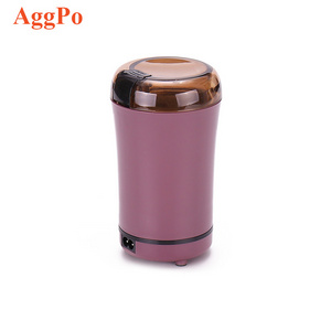 Super Silent Coffee Grinder Electric, One-touch Push-Button Stainless Steel Grinding for Herb Peanut Grains Beans