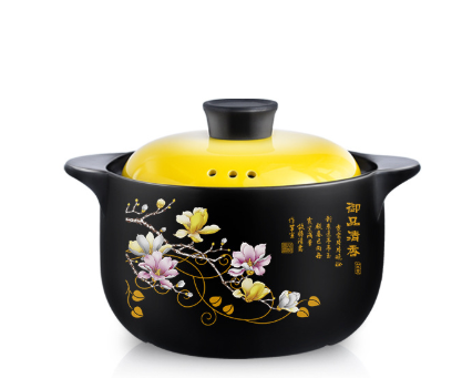 Casserole stew soup open fire household commercial gas stove ceramic soup pot clay pot rice high temperature resistant stew pot