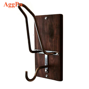 Motorcycle helmet rack wall mounted hook for jacket clothes multi-functional wooden organizer key hanging holder