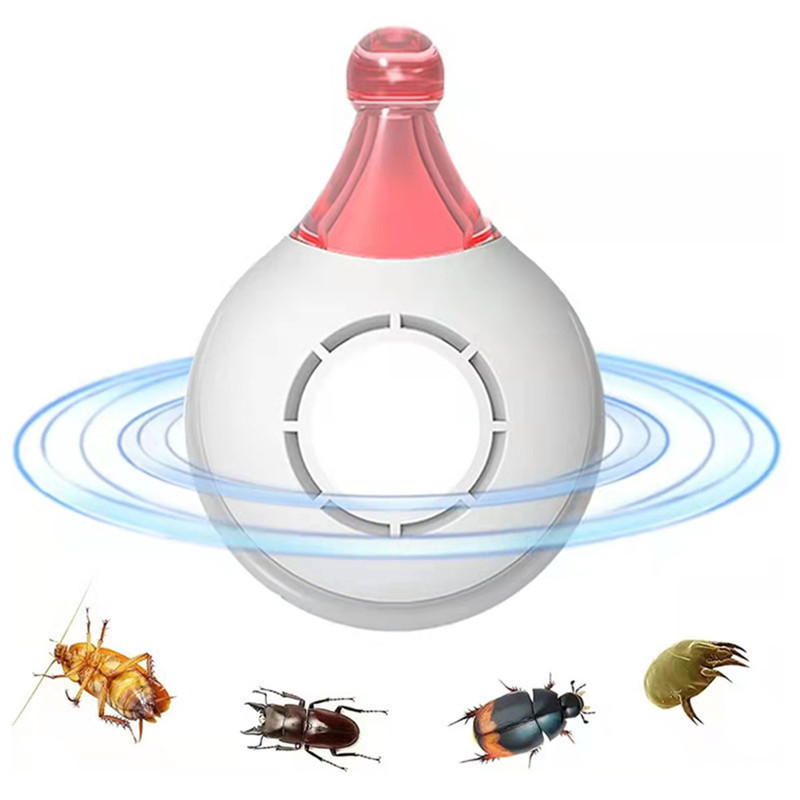 Outdoor portable ultrasonic mosquito repellent, pet insect repellent, USB rechargeable pest repellent