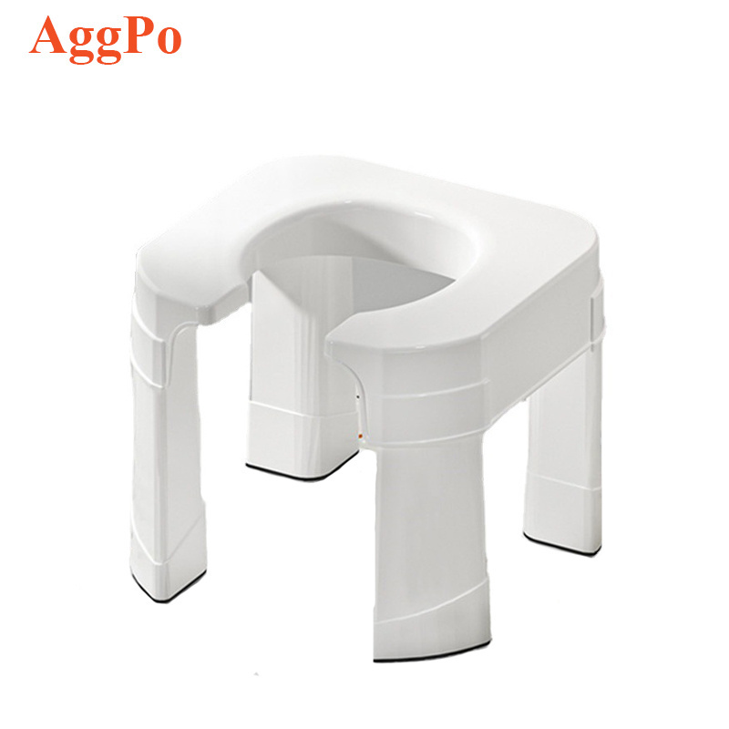 Bedside Commode-Adult Portable Toilet Seat, Non-Slip Armrests and Adjustable Seniors Potty Stool,Potty Suitable for Elderly