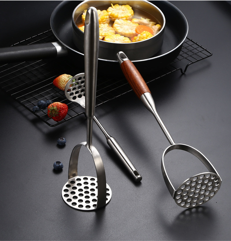 Bean potato Banana press masher Sweet potato pumpkin masher Stainless steel kitchen gadget Manual sweet potato mashed device