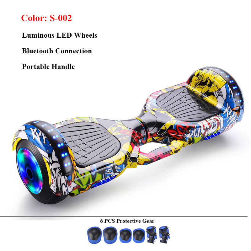 7 Inch electric skateboard adult teens balance two wheels skateboard intelligent body sense electric balance skateboard