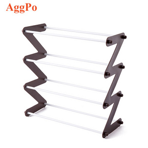 Easy-to-assemble multi-layer shoe rack home space-saving floor-to-ceiling slippers rack bedroom dormitory small shoe rack