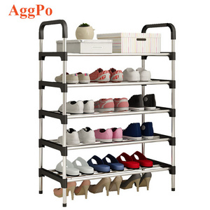 Shoe shelf simple door put household economical storage dustproof shoe cabinet multi-storey dormitory college students indoor