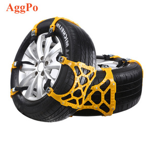 Snow Chains for Car - Adjustable Tire Chain - Universal Car Emergency Anti Slip Snow Chains