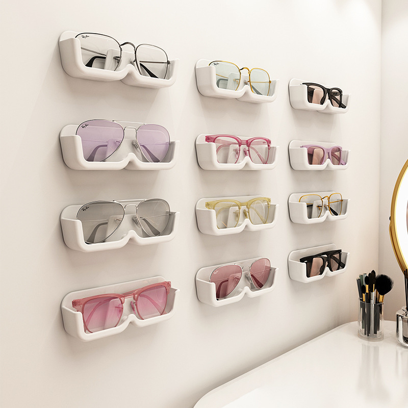 Jewelry Holder & Storage Organizer - Glasses Storage Stand - Wall Mounted Sunglasses Storage Rack