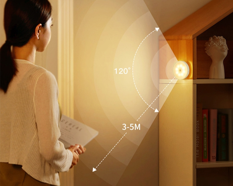 Motion Sensor Light-Cordless Battery-Powered LED Night Light-Wall Lights for Hallway Bedroom Kitchen