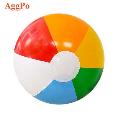 PVC inflatable colorful ball summer funny water ball for adults and children outdoor beach pool toy inflatable water ball