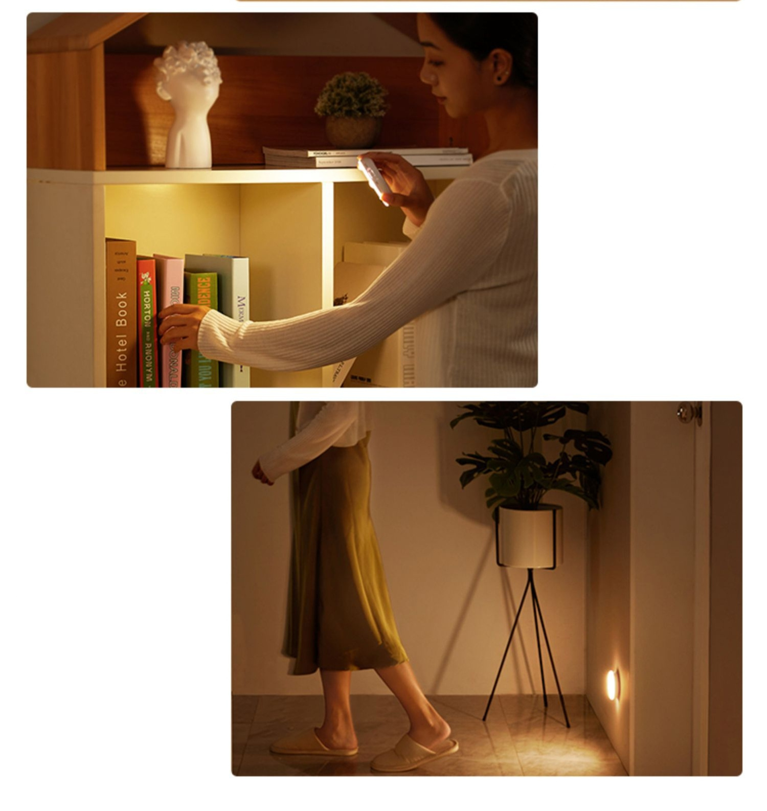 Motion Sensor Light-Cordless Battery-Powered LED Night Light-Wall Lights for Hallway Bedroom Kitchen