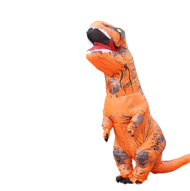 Dinosaur Inflatable Suit Halloween Realistic Tyrannosaurus Rex Inflatable Suit Dinosaur Costume Performance Suit