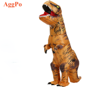 Dinosaur Inflatable Suit Halloween Realistic Tyrannosaurus Rex Inflatable Suit Dinosaur Costume Performance Suit