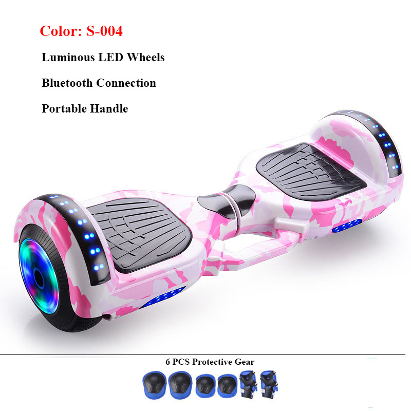 7 Inch electric skateboard adult teens balance two wheels skateboard intelligent body sense electric balance skateboard