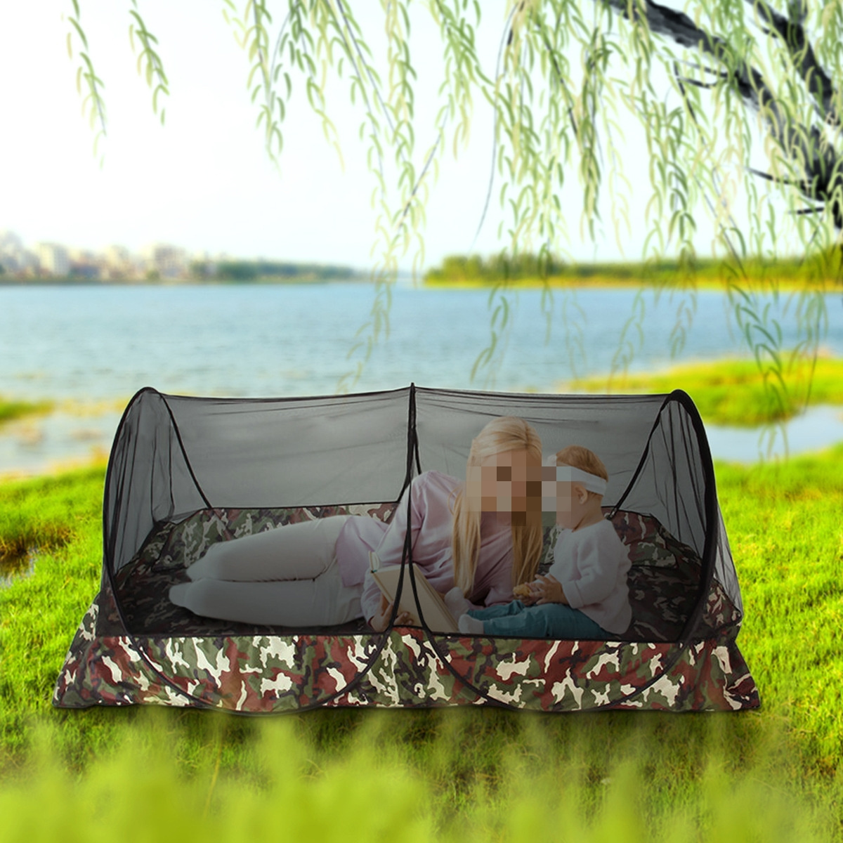 Camping Outdoor Mosquito Net Tent - Portable Travel Hammock Bug Net - Camping Equipment - Hammock Tent for Outdoor Hiking