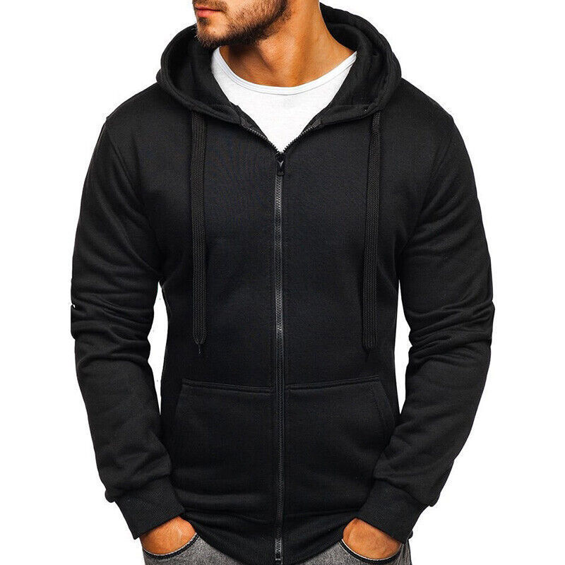 Custom Heavyweight 500 GSM Full Zip Up Hoodie 100% Cotton High Quality Inner Fur Warm Fleece Hoodie