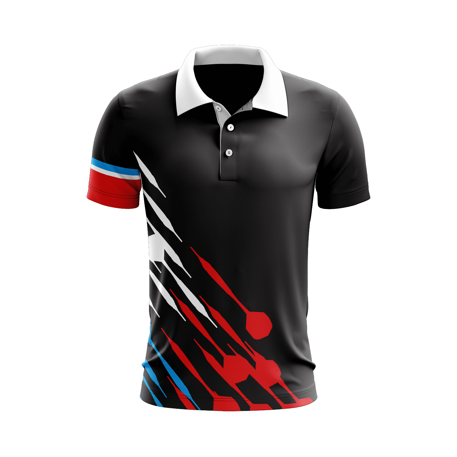 All Sportswear Shirts Jersey Manufacturer Tennis Badminton Shirt Dart Shirt With Pocket Cheap Price in Polyester