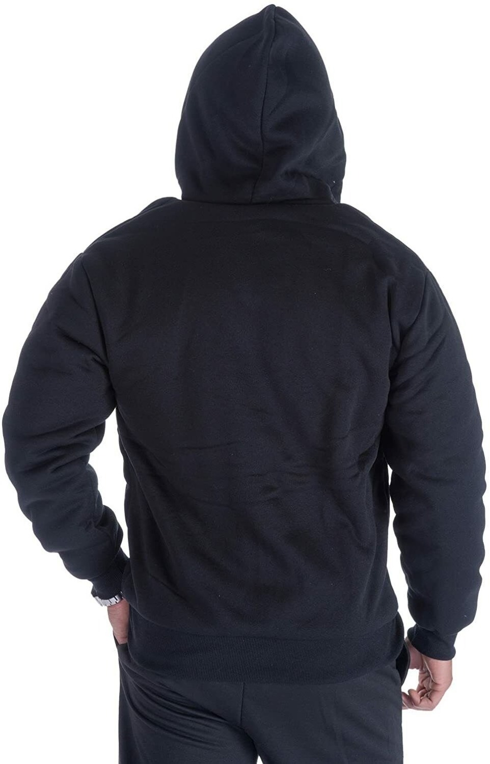 Custom Heavyweight 500 GSM Full Zip Up Hoodie 100% Cotton High Quality Inner Fur Warm Fleece Hoodie