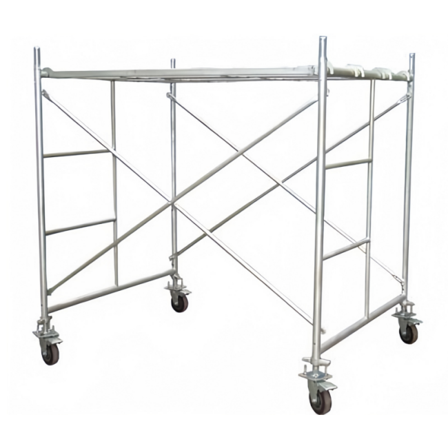 Scaffolding Manufacturer Q235 Steel H Frame Scaffolding Walk Through Stage Scaffold Building Construction Accessories