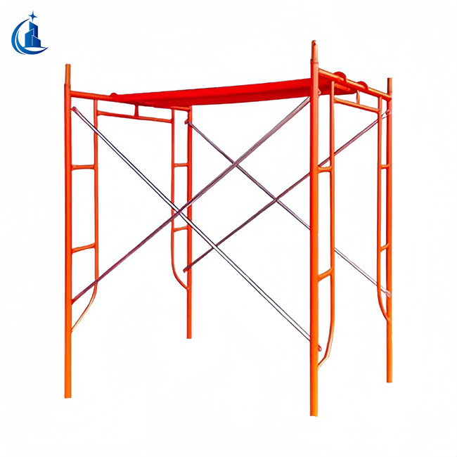 Frame Scaffold Construction Mobile Step Scaffolding Galvanized H Door Frame Scaffolding