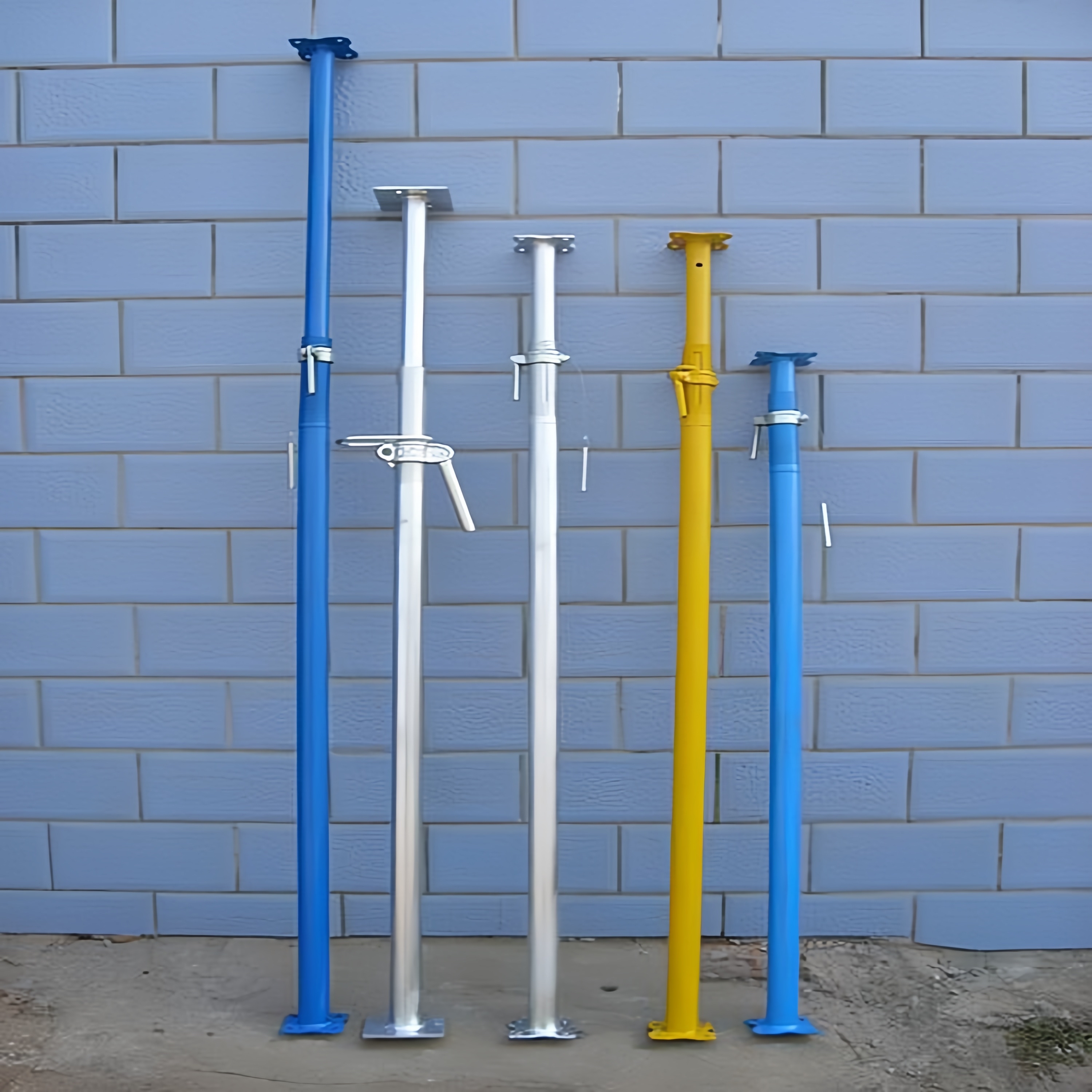 Construction Materials Scaffolding Steel Shoring Props Adjustable Steel Props Concrete Andaimes Shoring Posts