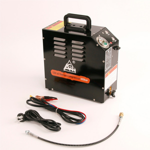 AGH PCP Air Compressor 110V/220V 12V 4500psi 300bar 30mpa Electric Portable Oil Free Built-in Transformer Diving Pcp Pump