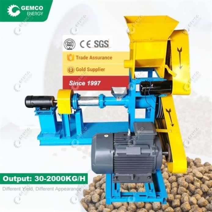 2023 top Seller Screw Pressing Floating Shrimp Fish Trout Feed Making Machine for Pelletizing Extruding Squeezing,Cat,Pellet