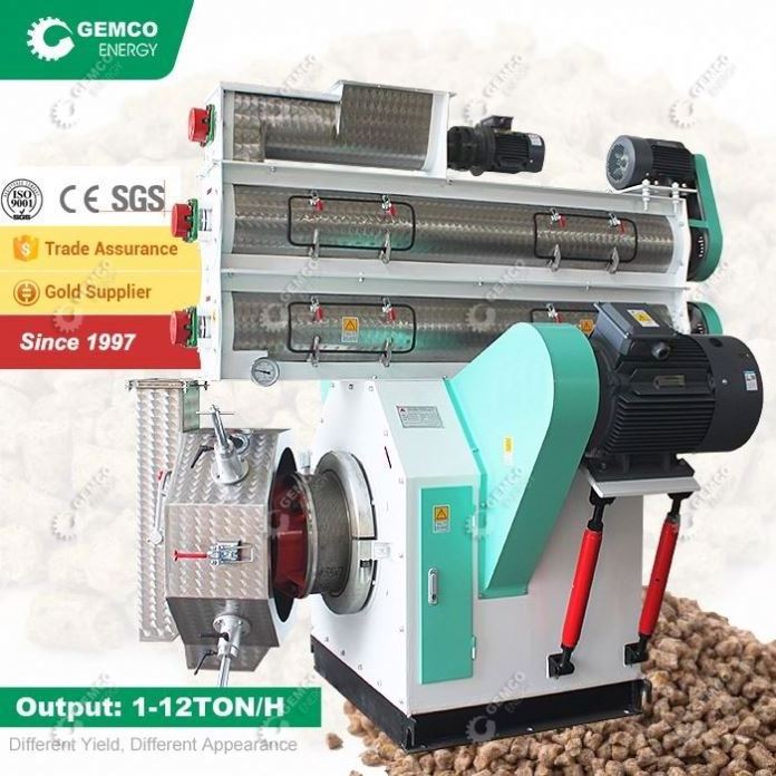 Industrial Quality Chicken Ring Die GEMCO Feed Pellet Mill for Making Cattle,Livestock,Broiler,Rooster,Sheep,Pig,Fodder,Pellet