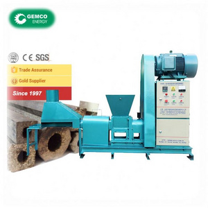 Mini biomass briquetting plant design bamboo coconut shell rice husk sawdust briquette charcoal making machine