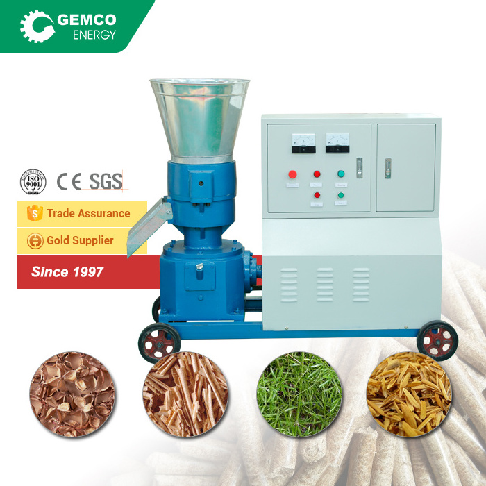 Gemco small scale saw dust wood pellets making machine