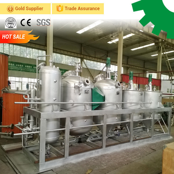 1-10 ton factory price vegetable sesame soybean sunflower mini oil refinery for sale