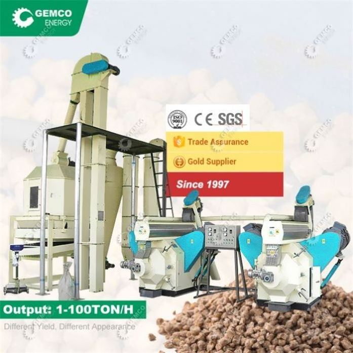 International Standard Chicken GEMCO Ring Die Feed Pellet Mill for Making Cattle,Livestock,Broiler,Rooster,Fodder,Pellet