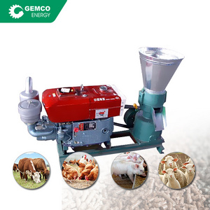 Factory price home use small goat feed pellet making uses GEMCO grass alfalfa pellet machine