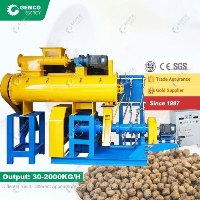 2023 top Seller Screw Pressing Floating Shrimp Fish Trout Feed Making Machine for Pelletizing Extruding Squeezing,Cat,Pellet