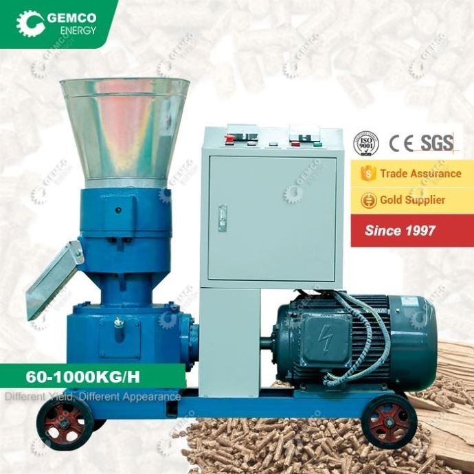 Pet Strand Type Pelletizer Machine Sawdust Pellet Machine Wood Pellet Mills Vermicompost Pellets Machine 23I8